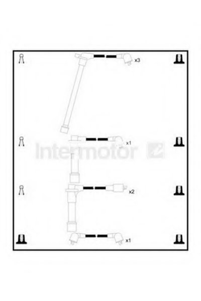 Комплект проводов зажигания Intermotor STANDARD купить