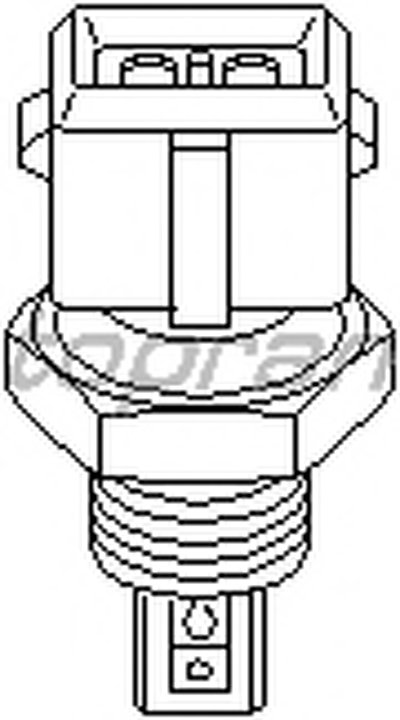 Датчик, температура впускаемого воздуха TOPRAN купить