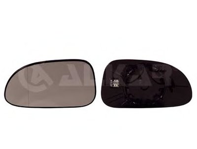 Стекло зеркала (с подогревом) Chevrolet Lacetti 1.4-2.0 03- (R)