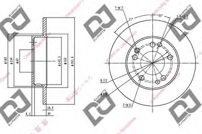 Тормозной диск DJ PARTS купить