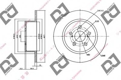 Тормозной диск DJ PARTS купить