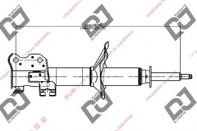 Амортизатор DJ PARTS купить