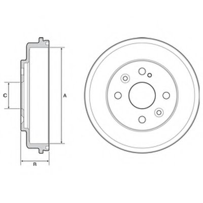 Тормозной барабан DELPHI купить