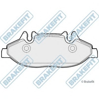 Комплект тормозных колодок, дисковый тормоз Brake Fit APEC braking купить