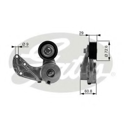 Натяжитель ремня генератора Audi Q7 3.6FSI/Porsche Cayenne/VW Touareg 3.2/3.6 06-10