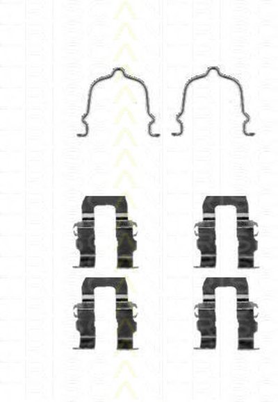Комплектующие, колодки дискового тормоза TRISCAN купить