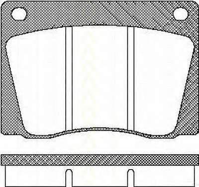 Комплект тормозных колодок, дисковый тормоз TRISCAN купить