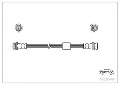 Тормозной шланг CORTECO купить