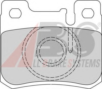 Комплект тормозных колодок, дисковый тормоз A.B.S. купить