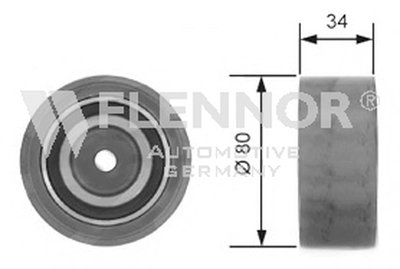 Паразитный / Ведущий ролик, зубчатый ремень FLENNOR купить