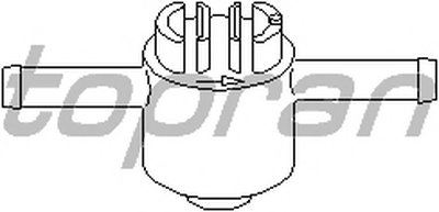 Клапан, топливный фильтр TOPRAN Придбати