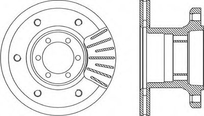 Тормозной диск ADAPTIVE OPEN PARTS купить