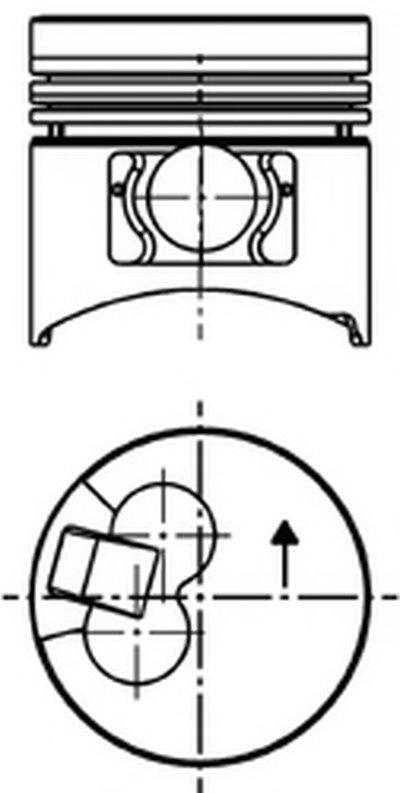 Поршень KOLBENSCHMIDT купить