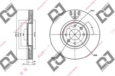 Тормозной диск DJ PARTS купить