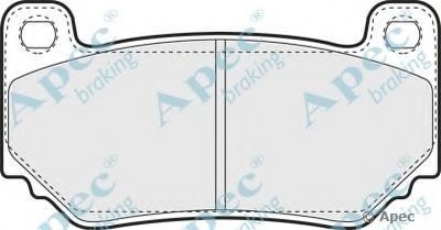 Комплект тормозных колодок, дисковый тормоз APEC braking купить