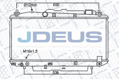 Радиатор, охлаждение двигателя JDEUS купить