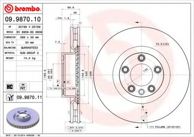 Тормозной диск COATED DISC LINE BREMBO купить