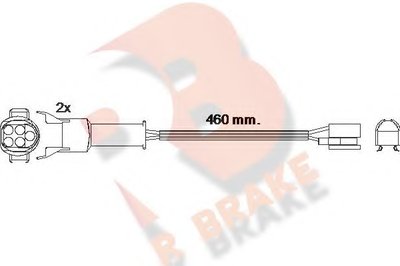 Сигнализатор, износ тормозных колодок R BRAKE купить