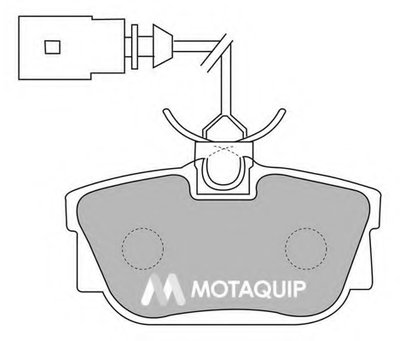 Комплект тормозных колодок, дисковый тормоз MOTAQUIP купить