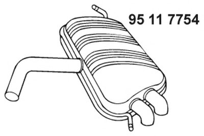 Глушитель выхлопных газов конечный EBERSPÄCHER купить