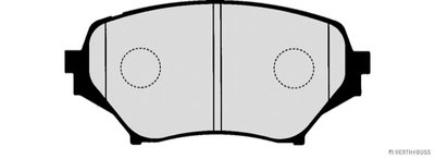 Комплект тормозных колодок, дисковый тормоз HERTH+BUSS JAKOPARTS купить