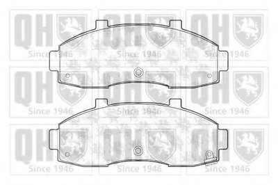 Комплект тормозных колодок, дисковый тормоз QUINTON HAZELL купить