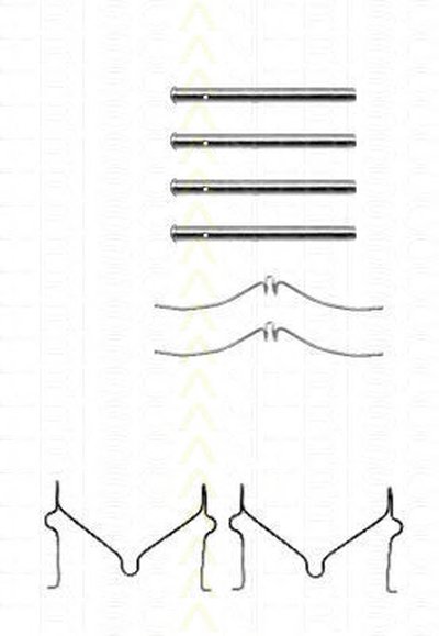 Комплектующие, колодки дискового тормоза TRISCAN купить