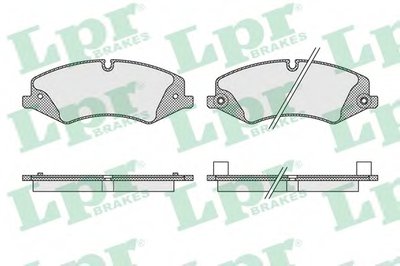 Комплект тормозных колодок, дисковый тормоз LPR купить