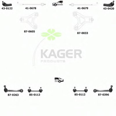 Подвеска колеса KAGER купить