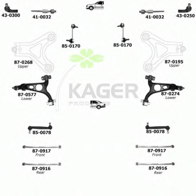 Подвеска колеса KAGER купить