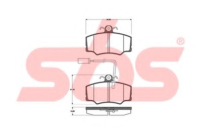 Комплект тормозных колодок, дисковый тормоз sbs купить