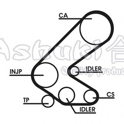 Ремень ГРМ ASHUKI купить