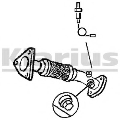 Труба выхлопного газа KLARIUS купить