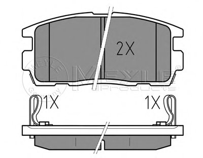 Колодки тормозные (задние) Opel Antara/Chevrolet Captiva 06-