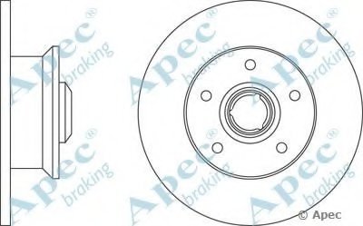 Тормозной диск APEC braking купить