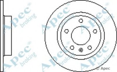 Тормозной диск APEC braking купить