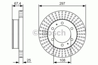 Тормозной диск BOSCH купить