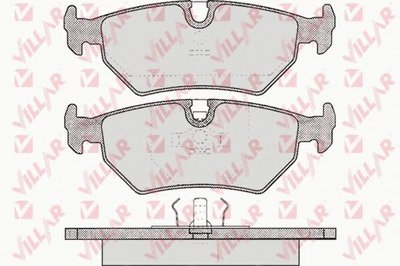 Комплект тормозных колодок, дисковый тормоз VILLAR купить