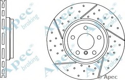 Тормозной диск APEC braking купить