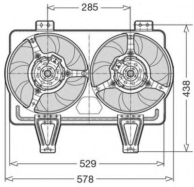 Вентилятор, охлаждение двигателя Genuine: DENSO CTR купить